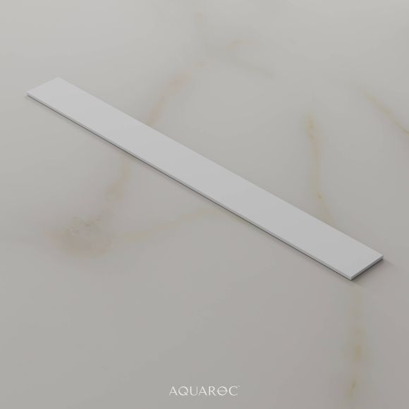 Matte White Stone Splashback Upstand 400mm